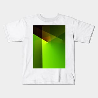 green black texture art Kids T-Shirt